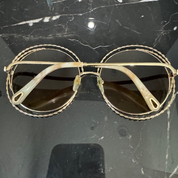 CHLOE ROUND SUNGLASSES - Picture 4 of 6